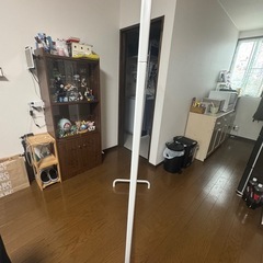 【早い物勝ちです】IKEA MULIG ハンガーラック ホワイト 74x90 cmの画像