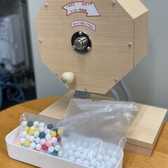 ガラポン 抽選くじ 福引 ガラガラ イベント 木製 店舗用品 動作確認済 【在庫：2】の画像