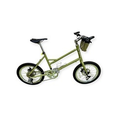 カスタム仕様【RITEWAY ライトウェイ GLACIER グレイシア マットカーキ 20インチ ミニベロ】自転車 ロードバイク仕様 2024年の画像