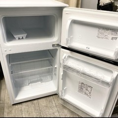 無料配送☆冷凍庫付き2ドア93リットルの画像