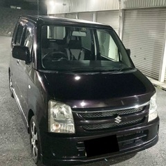 走行6万キロ代　スズキ ワゴンR 車検1年　パープル 5ドア　低走行　MH22Sの画像