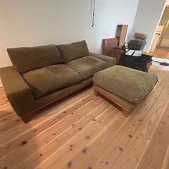 ReCENO product｜2人掛けソファー&オットマン folkの画像