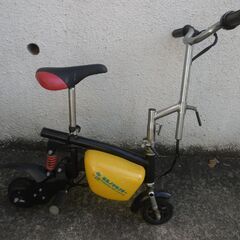 電動ミニバイク?　自転車?　子供用? ジャンク品の画像