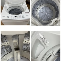 R082 ☀️ ジモティー限定特別価格！ 2023年製の高年式！ SHARP 洗濯機 （洗濯5.5㎏) ES-GE5G ⭐ 動作確認済 ⭐ クリーニング済の画像