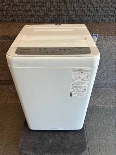パナソニック 洗濯機 2020年製 NA-F60B13  6キロ洗濯機