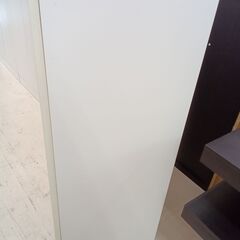 リユースのサカイ栃木店★ジモティ割あり★  収納棚 ホワイト W58×D35×H99.5 クリーニング済み TC10997の画像