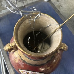 インテリアに⭐︎豪華な壺の画像