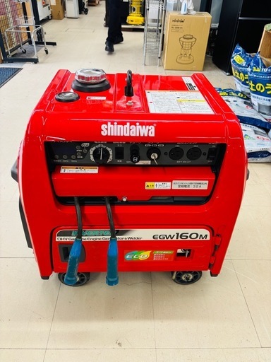 ★1014『超低騒音・インバータ発電付！』新ダイワ EGW160M-I エンジン溶接機 ウェルダー リサイクルマート鹿児島宇宿店