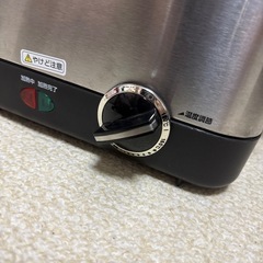 1度のみ美品　掃除済み　温度調整機能つき　キッチンフライヤーの画像