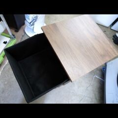 札幌お引き取り限定◆家具◆①ニトリ◆3段スリムチェスト(PST2 ミドルブラウン/ブラック)◆W35 D36.5 H75の画像