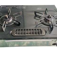 ☆プロパンガス用 リンナイ ガステーブルコンロ 2023年製 水無グリル グリル付きガステーブル PT20N-BKL コンロ ガスコンロ☆の画像