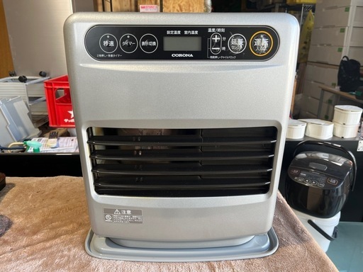 ２０２２年製　コロナ　石油ストーブ　ファンヒーター　Ｇ３２タイプ　５．０Ｌタンク　サテンシルバー　よごれま栓　クリーン消化＆ニオイカット　自動消化装置　木造９畳／コンクリート１２畳　ＣＯＲＯＮＡ　ＦＨ－Ｇ３２２２Ｙ