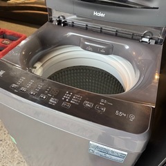 ✨美品✨ Haier 冷蔵庫148L ＋ 洗濯機5.5kg【新生活セット】の画像