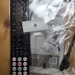 J1589【リユースのサカイ柏店】Hisense　ハイセンス　40型液晶TV　40A4N　2025年製　クリーニング済み　参考価格44,800円の画像