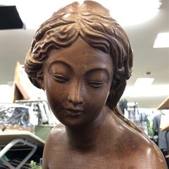 ジャングル割引有★【ジャングルジャングル岸和田店】木彫り 女性 像 南大阪 岸和田市 貝塚市 泉佐野市 和泉市 忠岡町 熊取町の画像