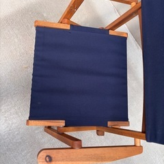ニトリ　木製折りたたみチェア　の画像
