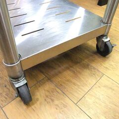 作業台 ステンレス作業台 キャスター付き タニコー tanico 横幅 約120cm 中古 札幌市厚別区 厚別店の画像