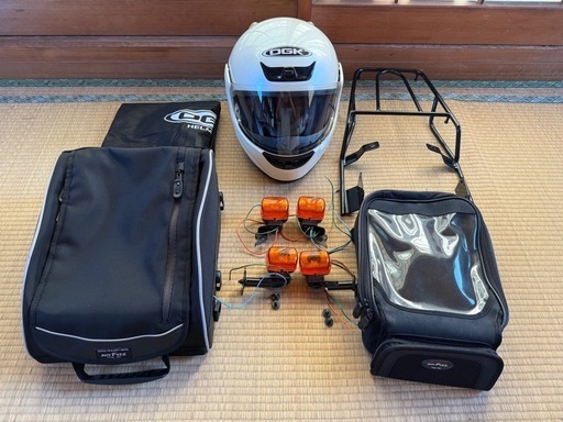 【GO-1240】バイク用品 OGK KABUTO ヘルメット リアキャリア