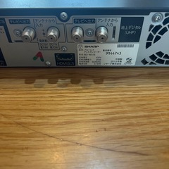 SHARPブルーレイレコーダーの画像