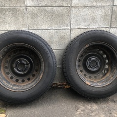 日産純正ホイール　185/70R14　スタッドレス　YOKOHAMA ice GUARD iG60の画像