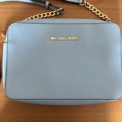 MICHAELKORS ブルー　しょるだーばショルダーバッグの画像