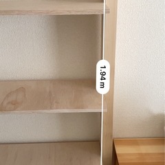 【値下げしました】ワンバイフォー本棚の画像