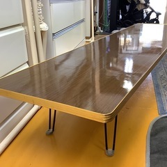 【リサイクルサービス八光】幅180.5cm　折りたたみ式長テーブル・座卓の画像