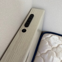 シングルベッド　ニトリ　システム収納　マットレスセットの画像