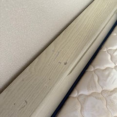 シングルベッド　ニトリ　システム収納　マットレスセットの画像