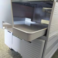 △ compoYUTAKUN コンポゆうたクン TVゲーム専用ワゴン 収納ボックス 収納ケース キャスター付き キズ、汚れありの画像