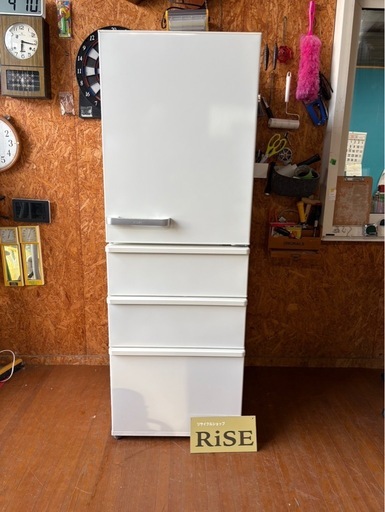 J0605 AQUA 255L 2012年 アクア 3ドア冷蔵庫 ※サイドポケット3つ欠品