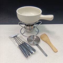 ニトリ　チーズフォンデュセット　ぽってりー　未使用品の画像