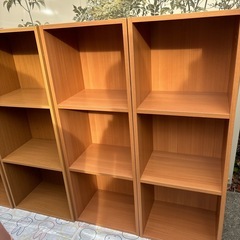 カラーボックス　３段　４つの画像