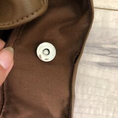 トートバッグ　ブラウン　シンプル　可愛い　着回し　お洒落　大人気　内ポケットの画像