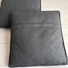 クッション　2個セット　黒の画像