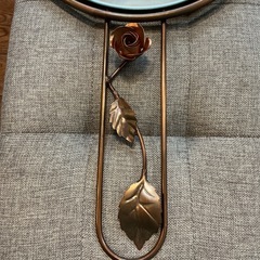 アンティーク鏡　バラの画像