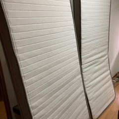 シングルマットレス2枚の画像