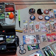 釣具セット 大量まとめ売り ⭐ Daiwa／Shimano／Toray／Deps／Keitech 他 ブランド多数｜ロッド・リール・ルアー・小物一式 の画像
