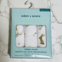 【未使用】aden+anais ガーゼハンカチ3枚セットの画像