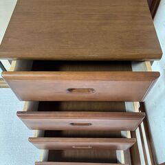 【無料】木製チェスト(整理タンス)・5段の画像