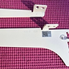 未使用品❗️棚　棚柱1820mm２本と棚受450mm4本セット‼️③の画像