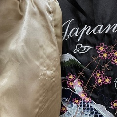 スカジャン　鯉　4Ｌ　中古品の画像