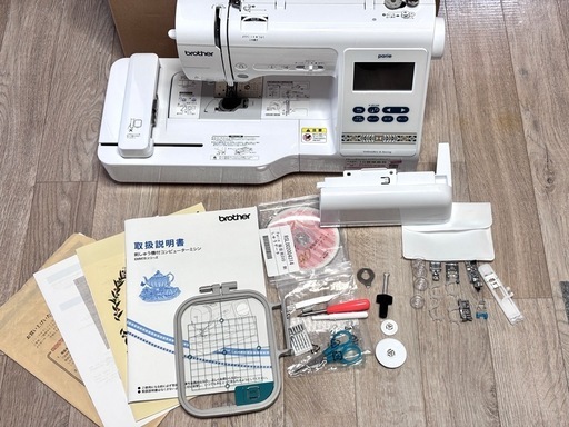家庭用 刺繍ミシン brother パリエ 刺繍機付き