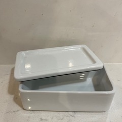 【美品】　KINTO バターケース　ホワイト　陶器の画像