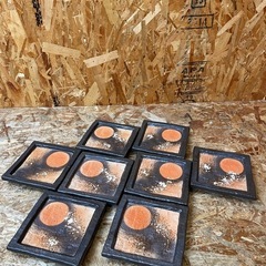 (s7555) 正方形のお皿 まとめて8枚 角皿 和皿 和食器 キッチン用品 飲食店 家庭用品 店舗の画像