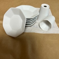 盛り塩用皿と型のセットの画像