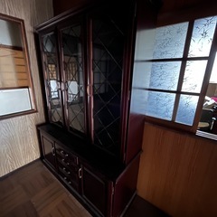 アンティークな本棚の画像