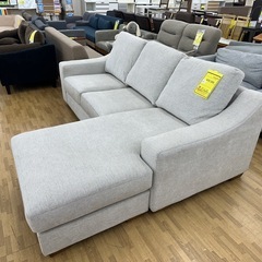 【ドリーム川西店御来店限定】Thomasville Kent L字ファブリックソファ ／クリーニング済み【2125540000038345】の画像