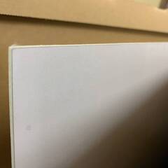 WC シンコール キッチンパネ 不燃マグボードパールホワイト D338VQD1 サイズ910mm×2420mm1枚入 40923M09※店頭引取限定（愛知県岡崎市）の画像