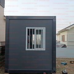 【在庫有・即納可】仮設ユニットハウス 10㎡（約6.2畳）プレハブ事務所・倉庫休憩所に最適組立簡単短工期対応可能建築確認の申請は不要ですの画像